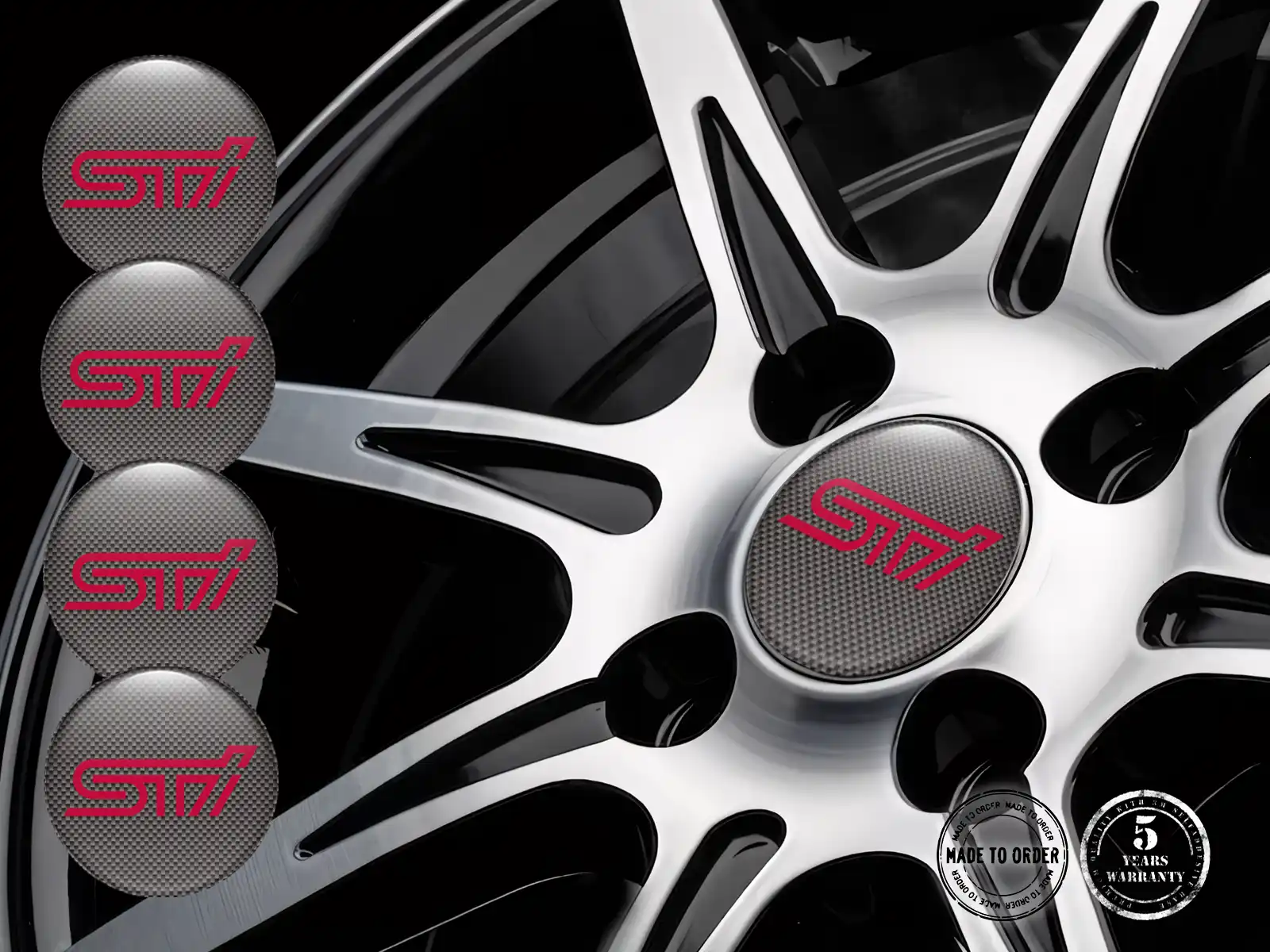 Subaru Insignias de Rueda Limitadas Vector Deriva Cósmico